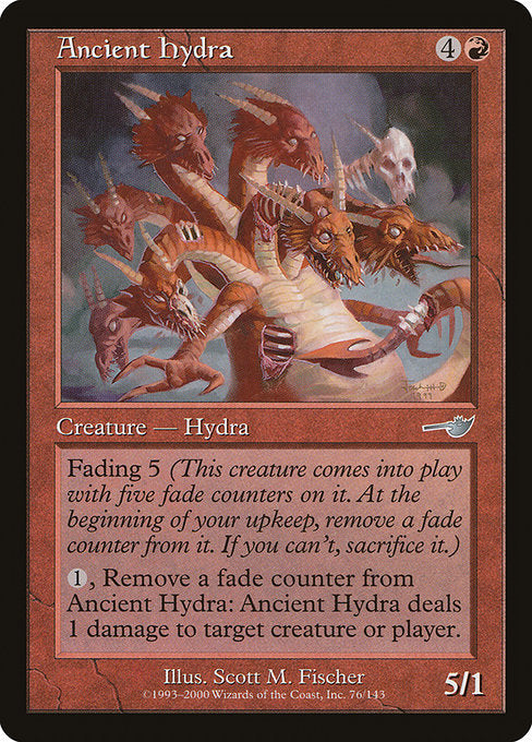 【Foil】【EN】古代のハイドラ/Ancient Hydra [NEM] 赤U No.76