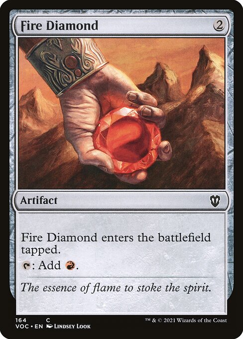 【EN】緋色のダイアモンド/Fire Diamond [VOC] 茶C No.164
