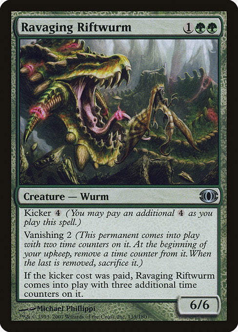 【EN】残虐無道の裂け目ワーム/Ravaging Riftwurm [FUT] 緑U No.135