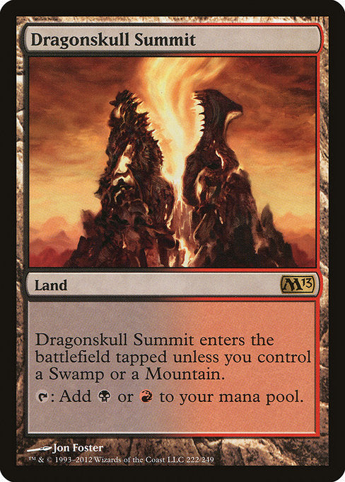【EN】竜髑髏の山頂/Dragonskull Summit [M13] 無R No.222