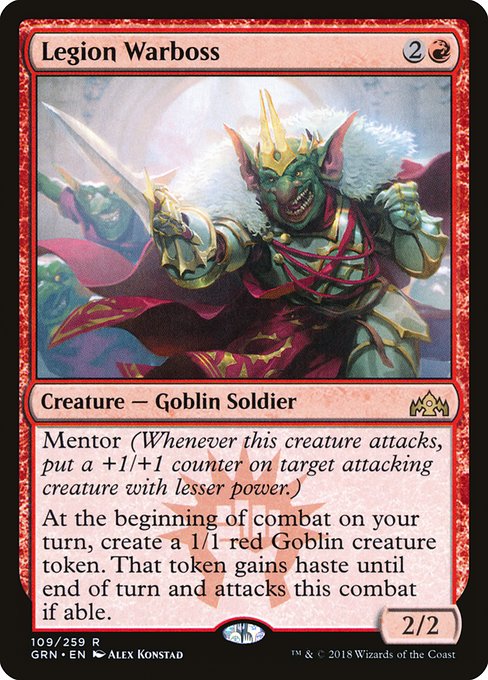 【EN】軍勢の戦親分/Legion Warboss [GRN] 赤R No.109
