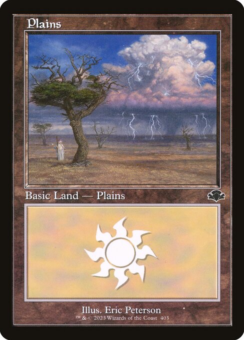 【Foil】【EN】平地/Plains [DMR] 無C No.403