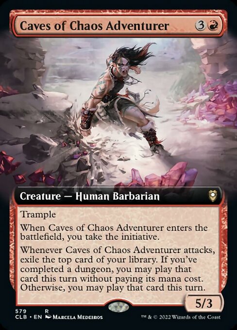 【Foil】【EN】混沌の洞窟の冒険者/Caves of Chaos Adventurer [CLB] 赤R No.579