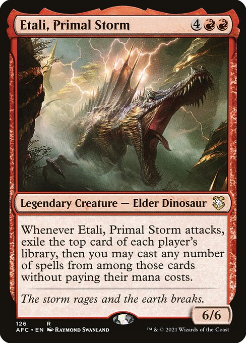【EN】原初の嵐、エターリ/Etali, Primal Storm [AFC] 赤R No.126