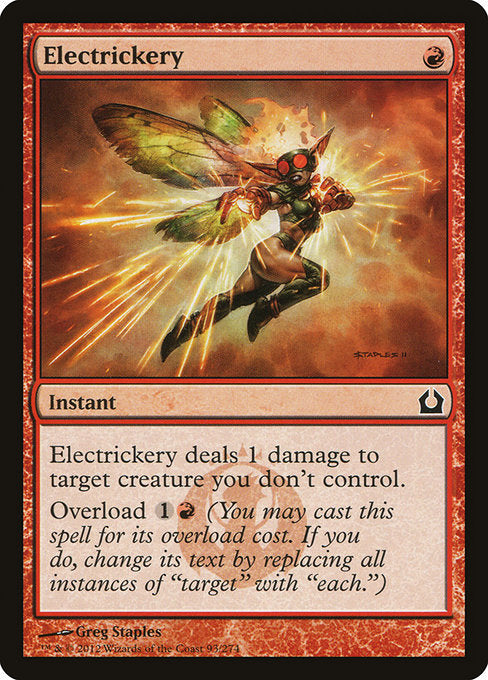 【Foil】【EN】電謀/Electrickery [RTR] 赤C No.93