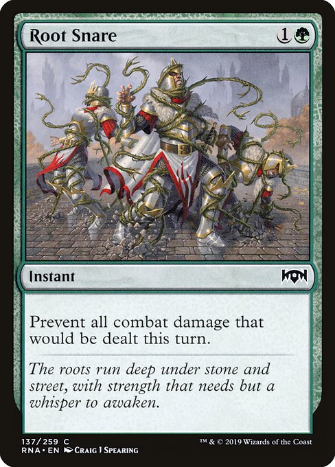 【Foil】【EN】根の罠/Root Snare [RNA] 緑C No.137
