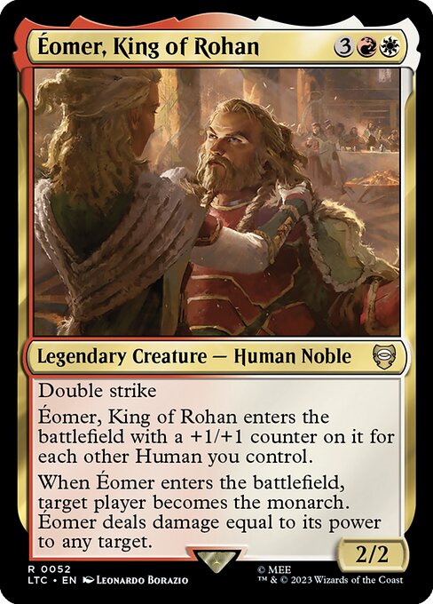 【EN】ローハンの王、エオメル/Éomer, King of Rohan [LTC] 金R No.52