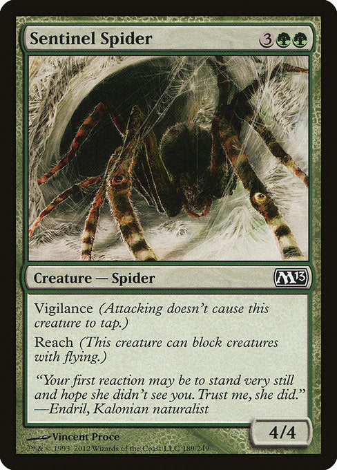 【EN】歩哨蜘蛛/Sentinel Spider [M13] 緑C No.189