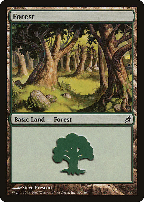 【Foil】【EN】森/Forest [LRW] 無C No.300