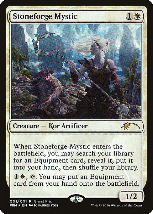 【Foil】【EN】石鍛冶の神秘家/Stoneforge Mystic [PGPX] 白R No.2016