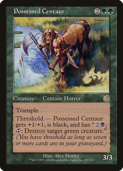 【EN】取り憑かれたケンタウルス/Possessed Centaur [TOR] 緑R No.137