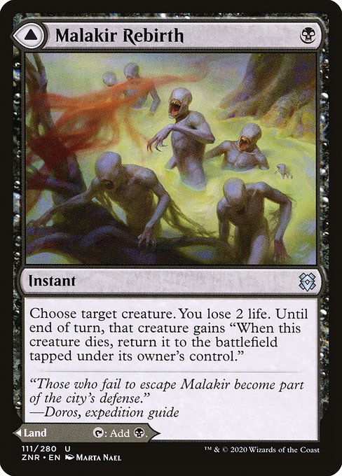 【Foil】【EN】Malakir Rebirth // Malakir Mire [ZNR] 混U No.111