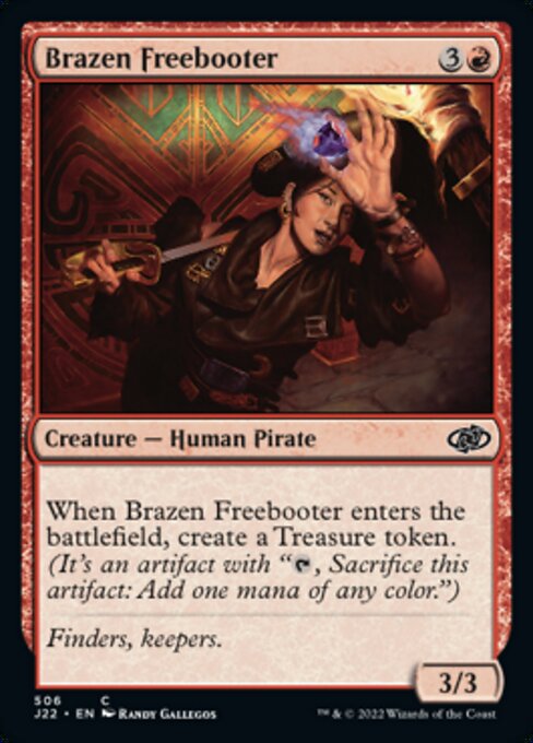 【EN】鉄面連合の掠め取り/Brazen Freebooter [J22] 赤C No.506