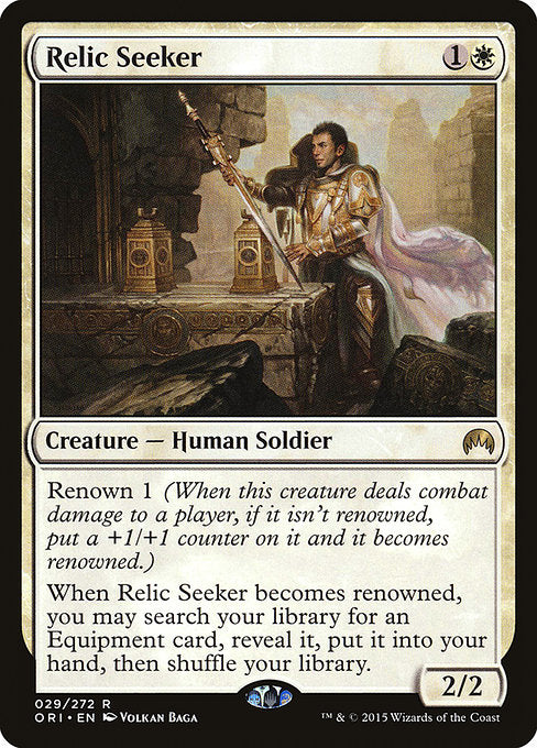 【Foil】【EN】秘宝の探求者/Relic Seeker [ORI] 白R No.29
