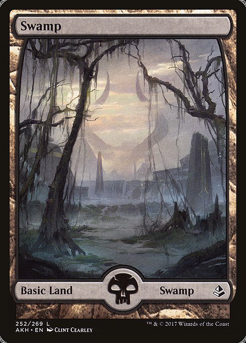 【EN】沼/Swamp [AKH] 無C No.252