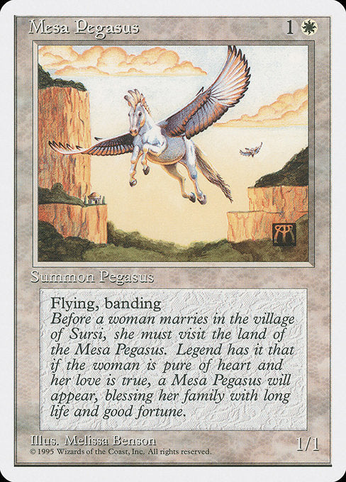 【EN】メサ・ペガサス/Mesa Pegasus [4ED] 白C No.35