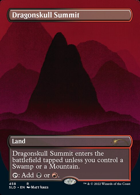 【フルアート】【EN】竜髑髏の山頂/Dragonskull Summit [SLD] 無R No.458