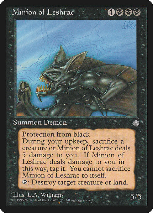 【EN】Minion of Leshrac [ICE] 黒R No.150