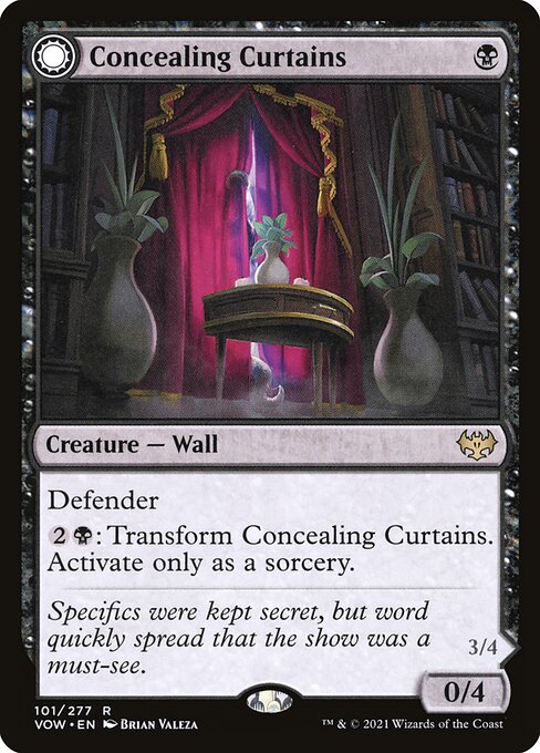 【Foil】【EN】Concealing Curtains // Revealing Eye [VOW] 混R No.101