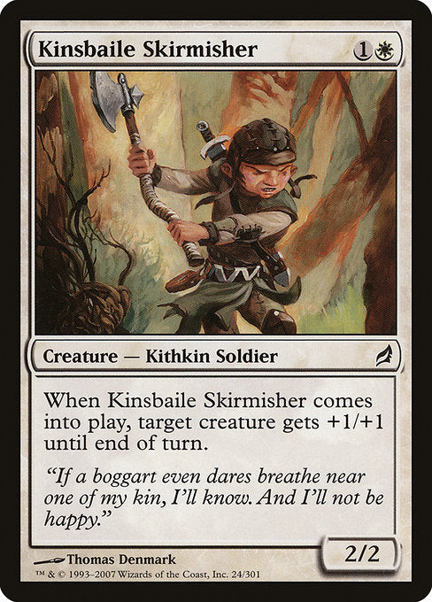 【Foil】【EN】キンズベイルの散兵/Kinsbaile Skirmisher [LRW] 白C No.24
