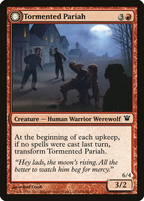 【EN】Tormented Pariah // Rampaging Werewolf [ISD] 混C No.165