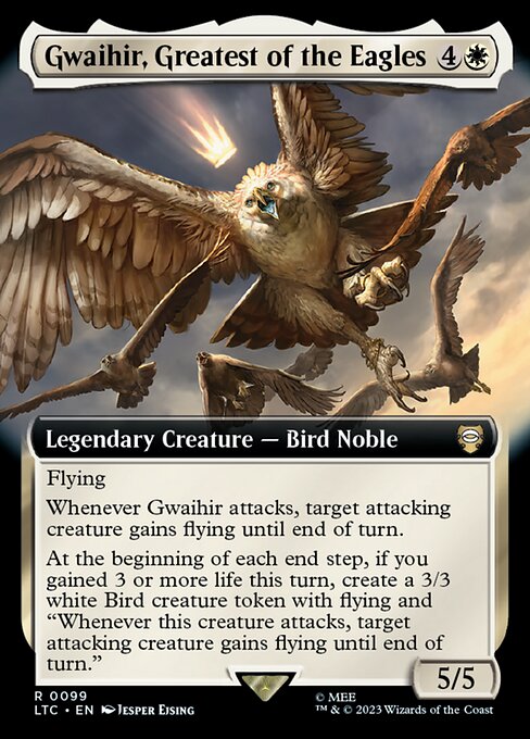 【EN】最強の大鷲、グワイヒア/Gwaihir, Greatest of the Eagles [LTC] 白R No.99