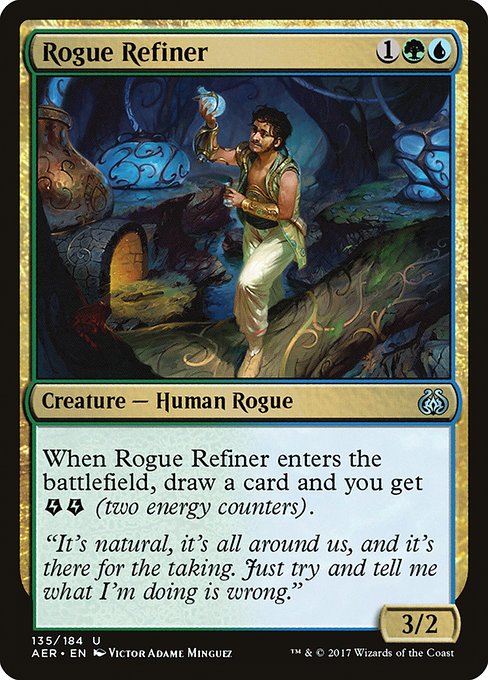 【Foil】【EN】ならず者の精製屋/Rogue Refiner [AER] 金U No.135