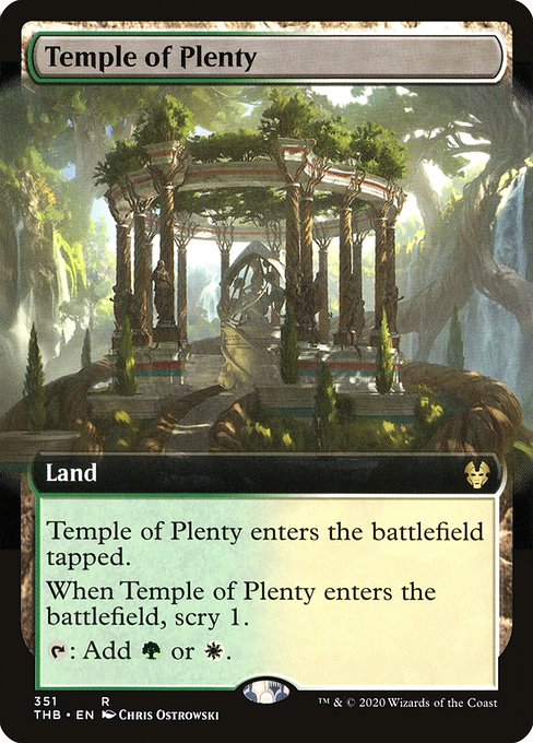 【Foil】【EN】豊潤の神殿/Temple of Plenty [THB] 無R No.351