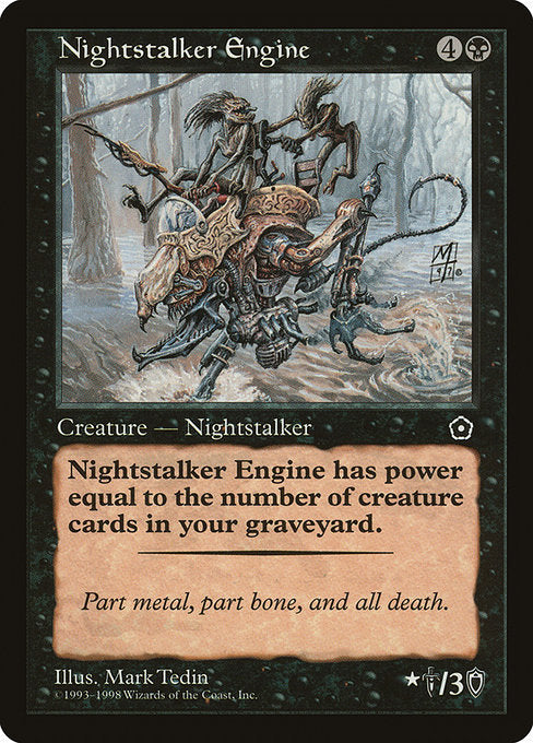 【EN】夜魔のエンジン/Nightstalker Engine [P02] 黒R No.81