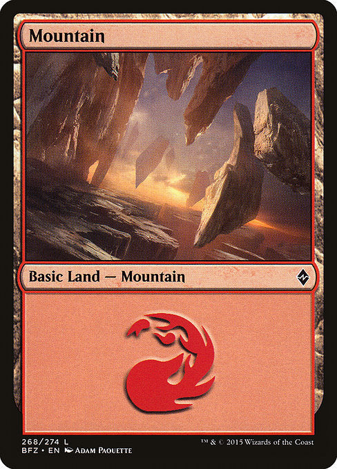 【EN】山/Mountain [BFZ] 無C No.268a