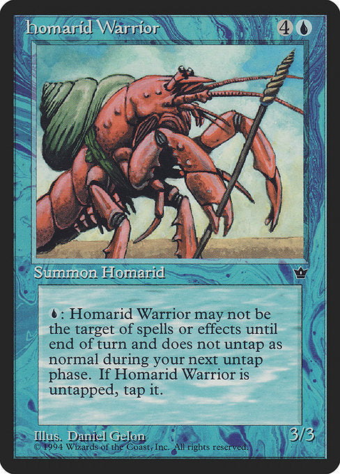 【EN】ホマリッドの戦士/Homarid Warrior [FEM] 青C No.22a