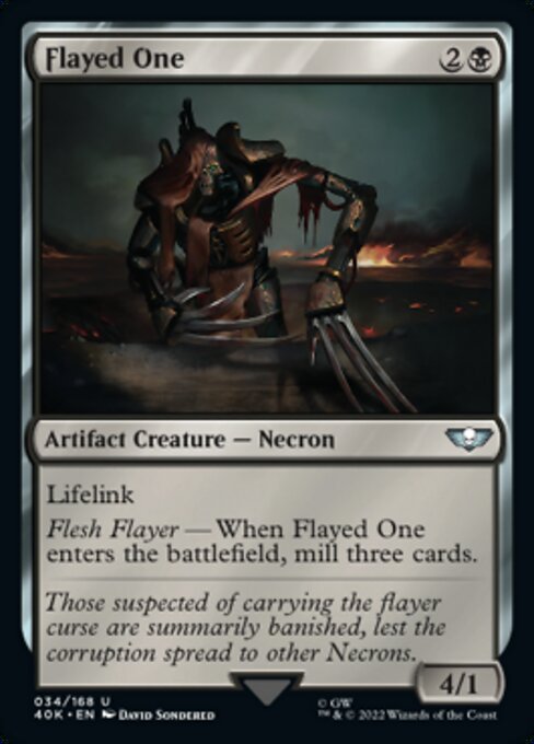 【Foil】【EN】Flayed One [40K] 茶U No.34★