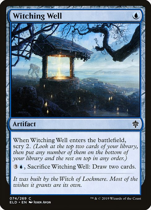 【Foil】【EN】魔法の井戸/Witching Well [ELD] 茶C No.74