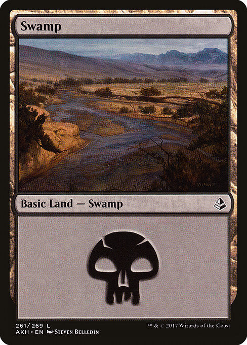 【EN】沼/Swamp [AKH] 無C No.261