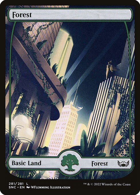 【Foil】【EN】森/Forest [SNC] 無C No.281