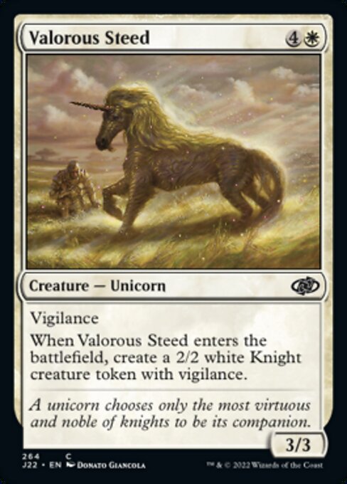 【EN】勇敢な駿馬/Valorous Steed [J22] 白C No.264