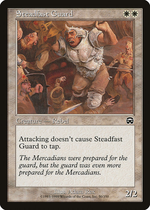 【EN】不動の守備兵/Steadfast Guard [MMQ] 白C No.50