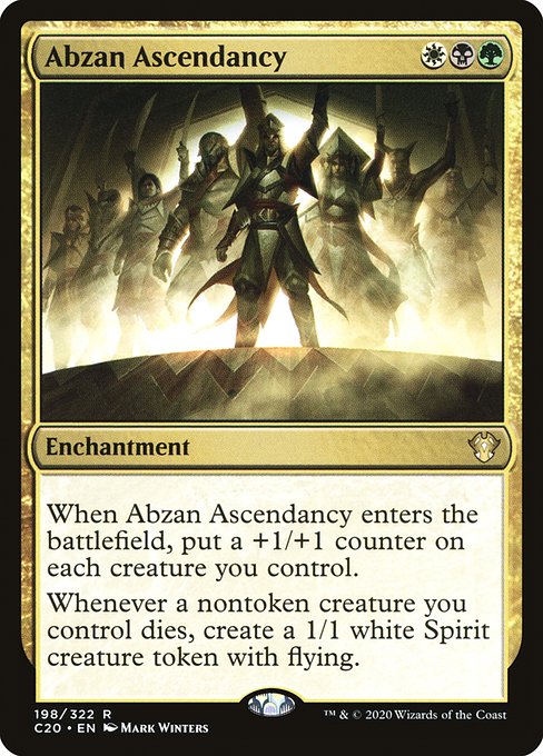 【EN】アブザンの隆盛/Abzan Ascendancy [C20] 金R No.198