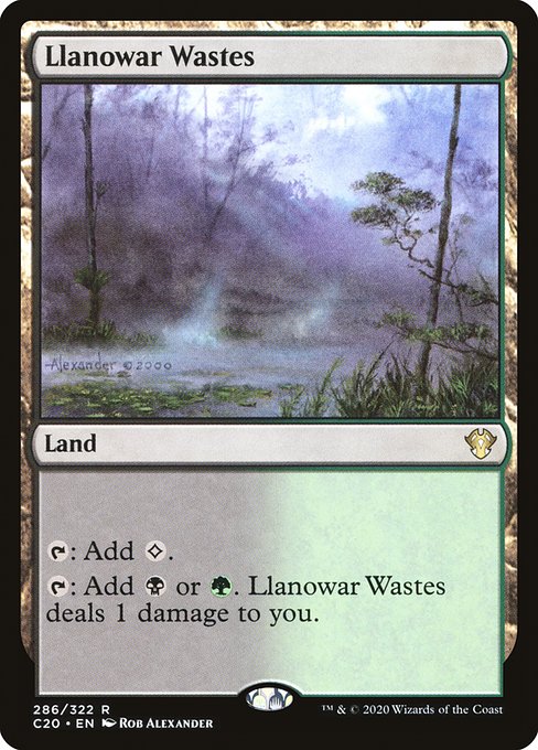【EN】ラノワールの荒原/Llanowar Wastes [C20] 無R No.286