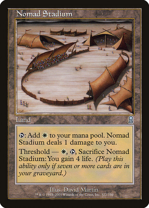 【Foil】【EN】遊牧の民の競技場/Nomad Stadium [ODY] 無U No.322