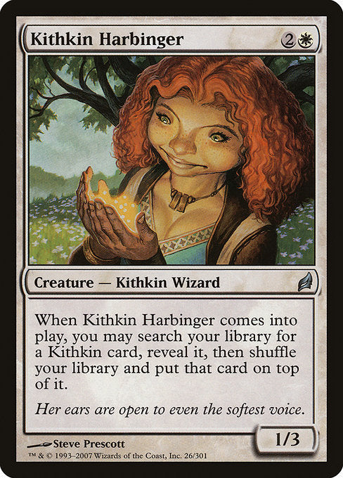 【Foil】【EN】キスキンの先触れ/Kithkin Harbinger [LRW] 白U No.26