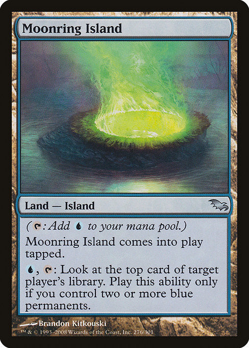 【Foil】【EN】月の輪の島/Moonring Island [SHM] 無U No.276