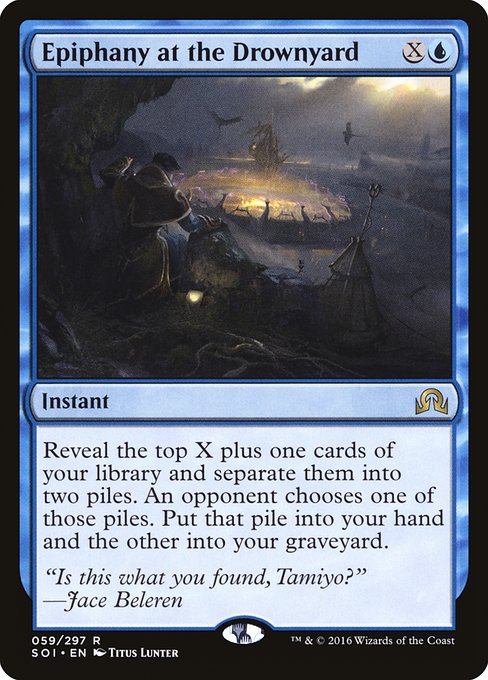 【Foil】【EN】溺墓での天啓/Epiphany at the Drownyard [SOI] 青R No.59