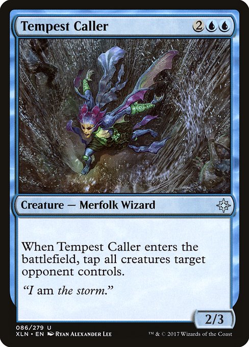 【Foil】【EN】大嵐呼び/Tempest Caller [XLN] 青U No.86