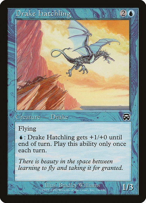 【Foil】【EN】ドレイクの雛/Drake Hatchling [MMQ] 青C No.76