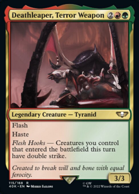 【Foil】【EN】Deathleaper, Terror Weapon [40K] 金R No.115★