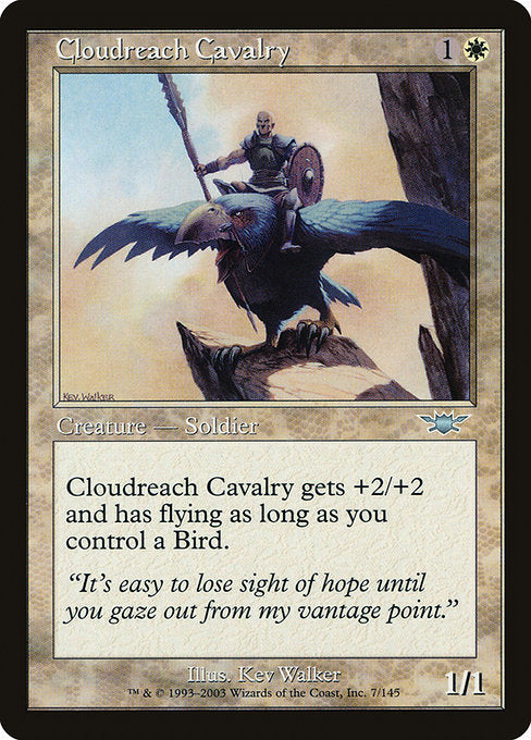 【Foil】【EN】雲に届く騎兵部隊/Cloudreach Cavalry [LGN] 白U No.7