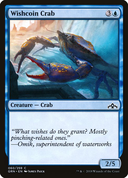 【Foil】【EN】賽銭ガニ/Wishcoin Crab [GRN] 青C No.60
