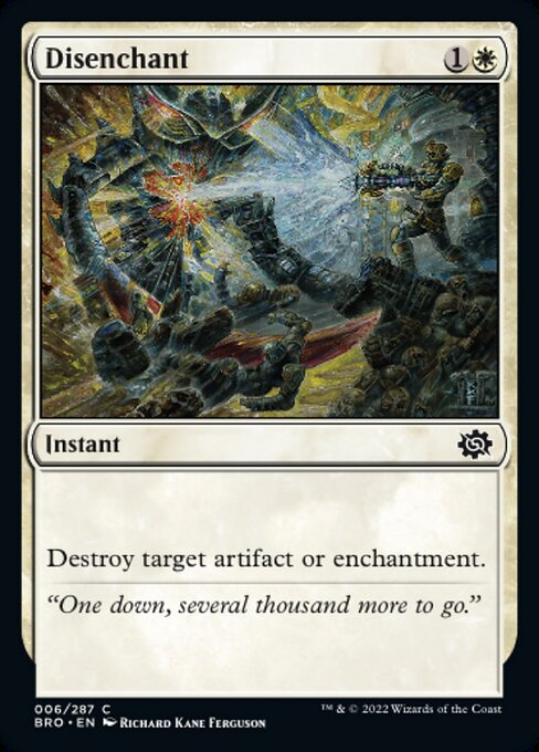 【Foil】【EN】解呪/Disenchant [BRO] 白C No.6