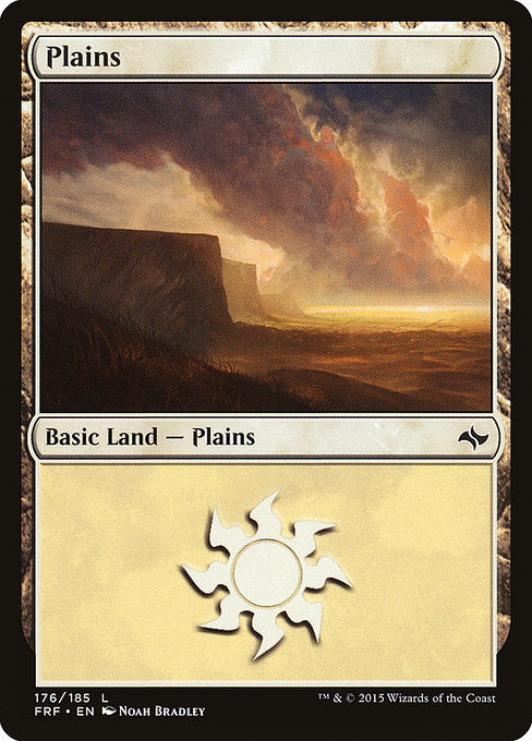 【Foil】【EN】平地/Plains [FRF] 無C No.176